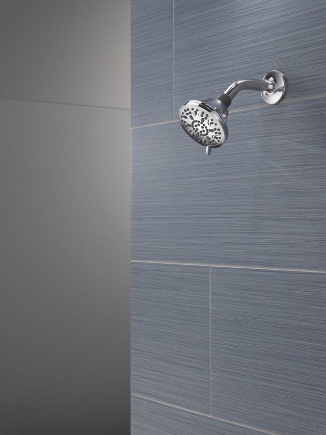 Delta Universal Showering Components Chrome 2.5 GPM 3-Setting Shower Head – Pack of 2-2
