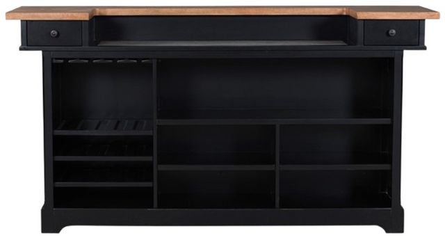 Signature Design by Ashley® Wildenauer Black/Brown Bar-2