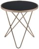 ACME Furniture Valora Black Glass Top End Table with Champagne Base-0