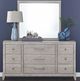 Liberty Furniture New Haven Sanctuary White Dresser and Mirror-1