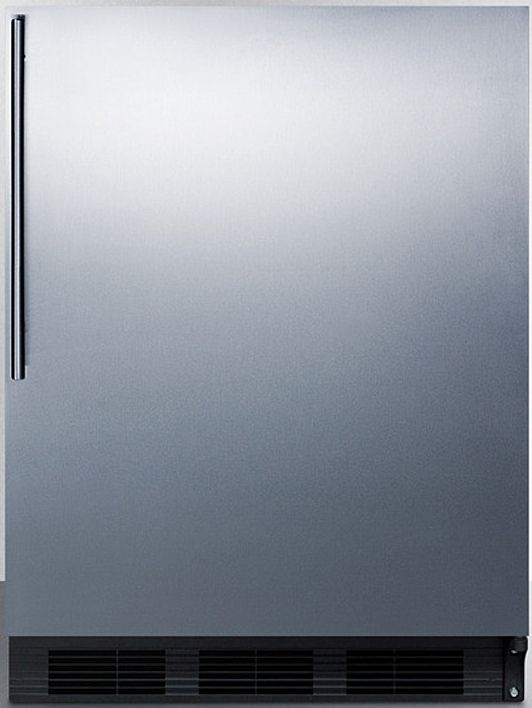 Summit® 24" 5.1 Cu. Ft. Stainless Steel Compact Refrigerator