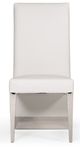 VIG Furniture Modrest Kilson 2-Piece Stainless Steel/White Dining Chair-3