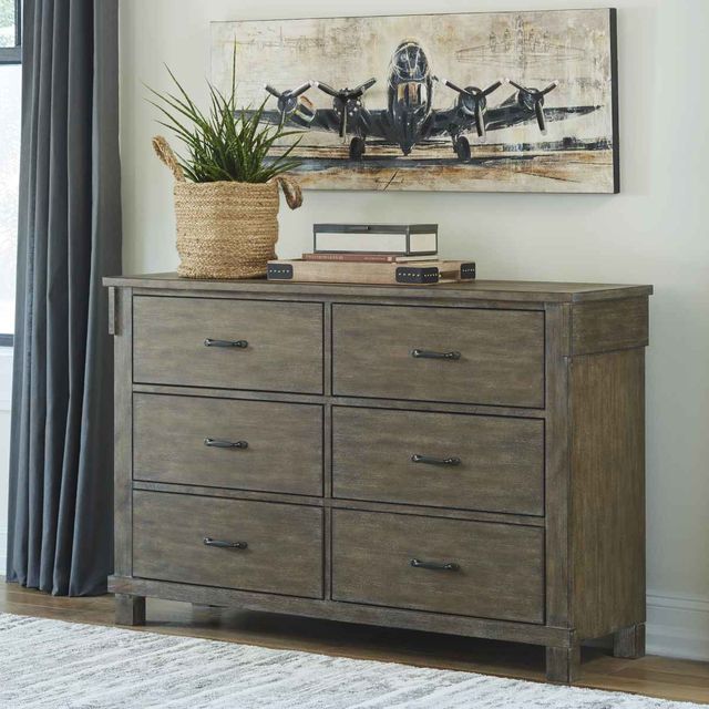 Signature Design by Ashley® Shamryn Grayish Brown Dresser-4