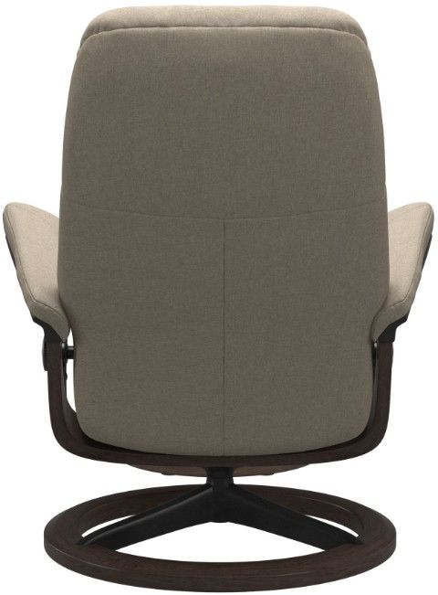 Stressless® by Ekornes® Customizable Consul Large Manual Recliner and Ottoman with Signature Base-4