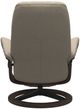 Stressless® by Ekornes® Customizable Consul Large Manual Recliner and Ottoman with Signature Base-4
