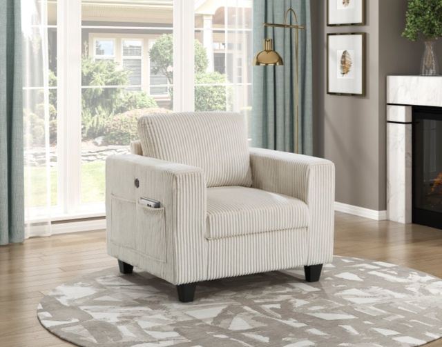 Homelegance® Walterboro Beige Chair-1