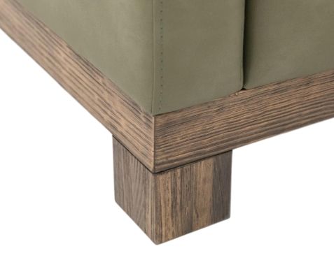 International Furniture Direct Natural Teca Olive Arm Chair-4