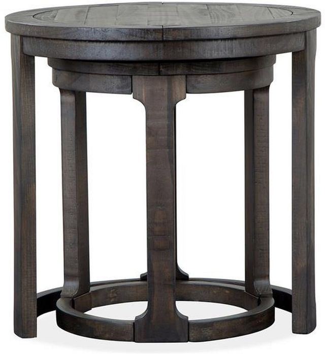 Magnussen Home® Boswell Peppercorn Nesting End Table-1