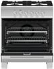 Fisher & Paykel 30" Brushed Stainless Steel with Black Glass Pro Style Natural Gas Range-1
