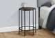 Monarch Specialties Inc. Dark Bronze End Table with Black Metal Base-2