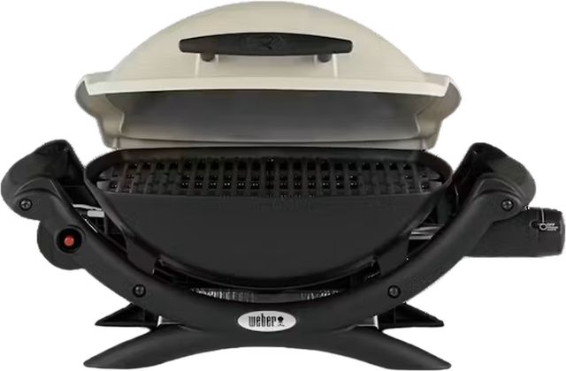 Weber® 1000™ 1-Burner Titanium Portable Liquid Propane Grill-1