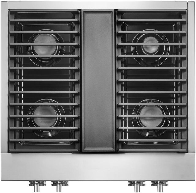 JennAir® NOIR™ 30" Stainless Steel Natural Gas Rangetop-3