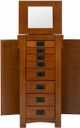 Powell® Anna Lee Mission Oak Jewelry Armoire-4