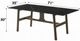 ACME Furniture Destin Black Dining Table with Walnut Base-2