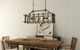 Cal® Lighting & Accessories Bruck Iron/Light Oak Island Chandelier-2