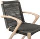 Armen Living Brielle Outdoor Charcoal Dining Chairs-4