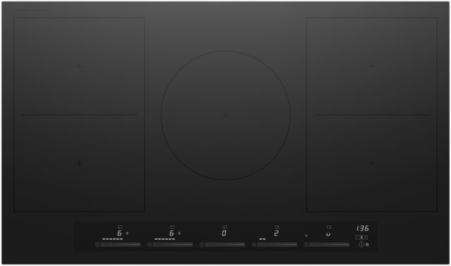 Fisher & Paykel Series 7 36" Black 5-Zone Induction Cooktop-0