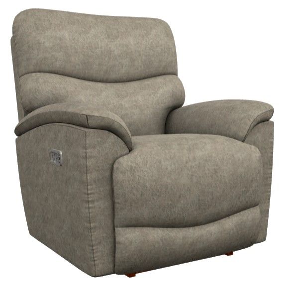 La-Z-Boy® Trouper Sable Power Rocking Recliner with Headrest and Lumbar-0