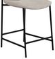 International Furniture Direct Seating Black-Ivory 45" Bar Stool-4