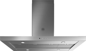 Front view of the Bertazzoni Professional Series 48" Stainless Steel Island Range Hood