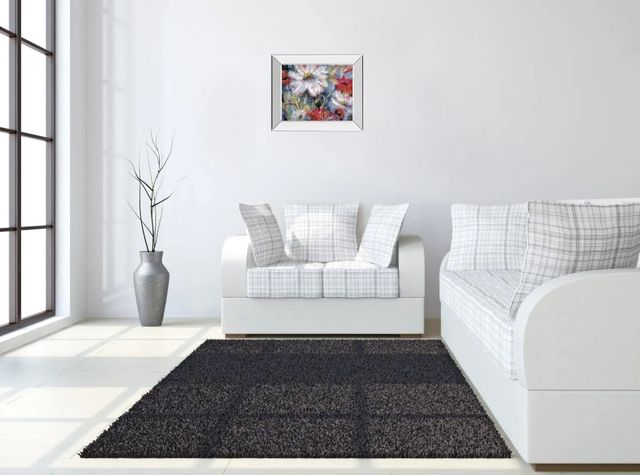 Classy Art Tangled Garden I by Brent Heighton Mirror Framed Wall Art-2