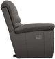 La-Z-Boy® Joshua Gray Leather Power Rocking Recliner with Headrest and Lumbar-2