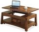 Riverside Furniture Craftsman Home Americana Oak Brown Lift-Top Coffee Table-2