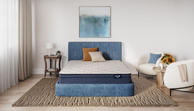 Mattress 1st® by Serta® Baden 10" Wrapped Coil Medium Euro Top Queen Mattress-1