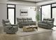 Elements International Wildcat Aviarah Gray Manual Motion Reclining Loveseat-5