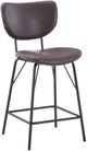 Jofran Inc. Owen Dark Brown Upholstered Counter Stool-0