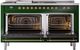 Ilve® Nostalgie II Series 60" Emerald Green Pro Style Dual Fuel Range-1