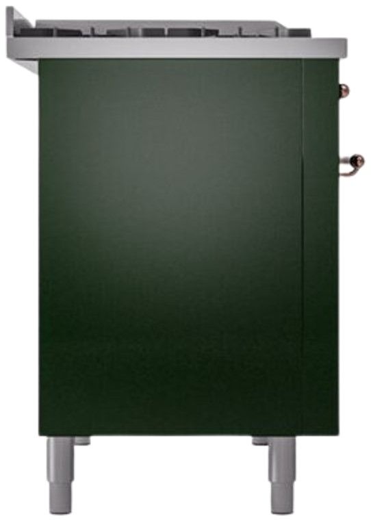 Ilve® Nostalgie II Series 48" Emerald Green Pro Style Dual Fuel Range-1