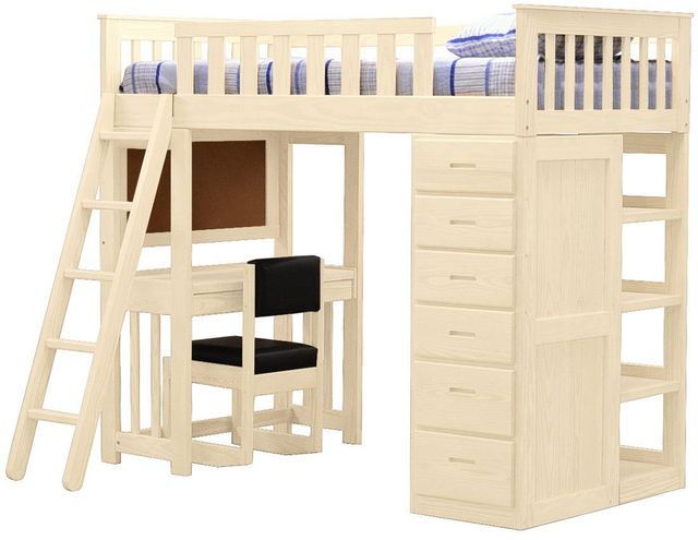 Crate Designs™ Furniture Versa Unfinished Twin XL Loft Set-0