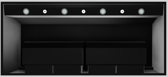 Vent-A-Hood® 54" Wall Mounted Range Hood-Black-4