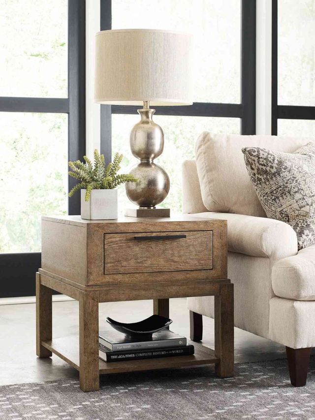American Drew® Skyline Evans Brown End Table-1
