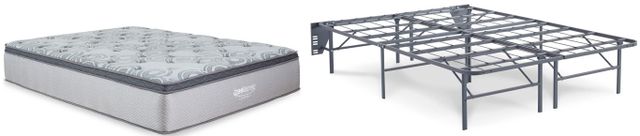 Sierra Sleep® by Ashley® Augusta 2-Piece Wrapped Coil and Better than a Boxspring Queen Mattress Set