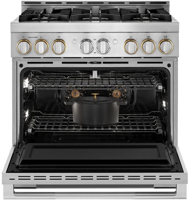 JennAir® RISE™ 36" Stainless Steel Pro Style Natural Gas Range-2