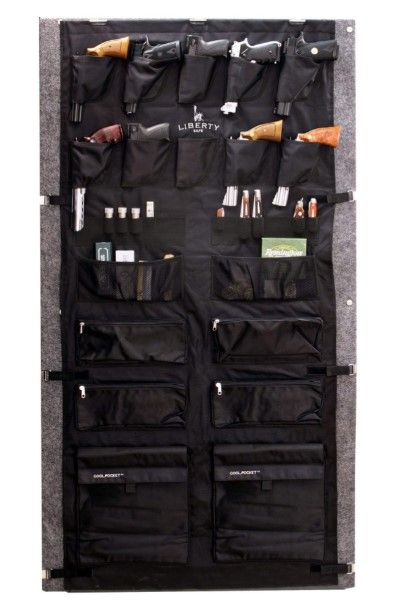 Liberty Safe Black 1'' Gun Safe Door Panel Organizer-3