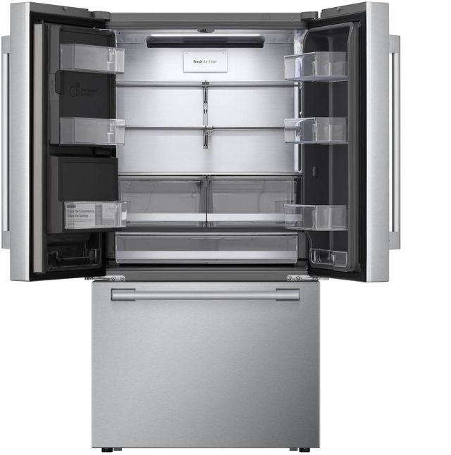 SKS 36" 25.5 Cu. Ft. Stainless Steel Counter Depth French Door Refrigerator-1