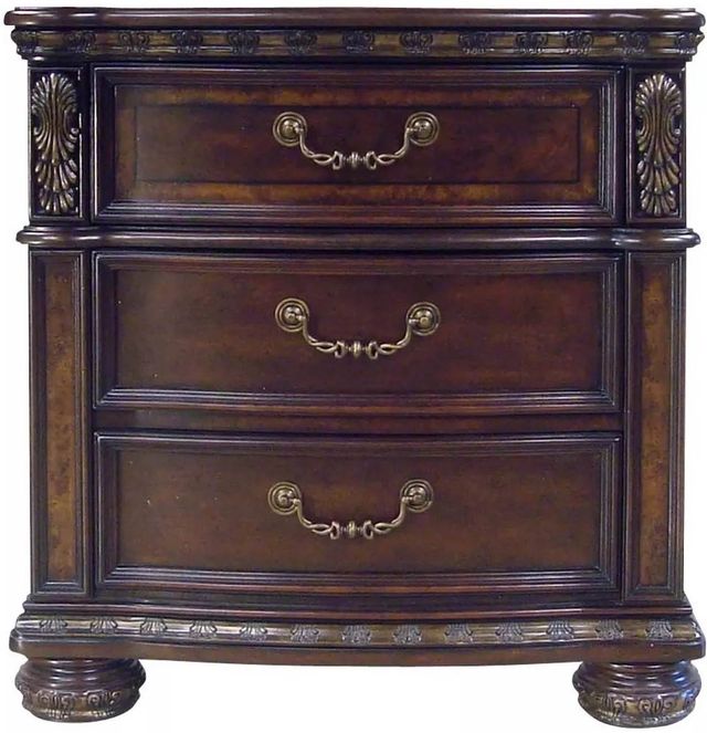Steve Silver Co. Monte Carlo 4-Piece Cocoa Queen Bedroom Set-3