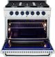 VEZENI Randolph 36" Stainless Steel Pro Style Gas Range-1