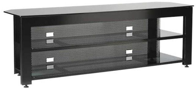 Sanus® Steel Series Black Three-Shelf Widescreen Lowboy