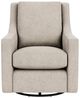 Flexsteel® Murph White Shell Swivel Chair-1