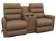La-Z-Boy® Liam Chestnut Manual Wall Reclining Loveseat with Console-0