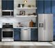 Frigidaire Gallery 4-Piece Kitchen Package with 25.6 Cu. Ft. 36" Standard Depth Side by Side Refrigerator w/ Dispenser-0