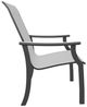 Telescope Casual St. Catherine Abalone/Graphite Aluminum/Fabric Outdoor MGP Sling Arm Chair-2