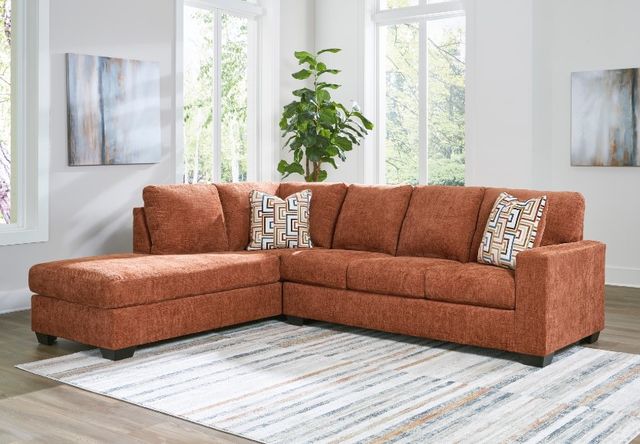 Signature Design by Ashley® Aviemore 2-Piece Spice Left-Arm Facing Sectional and Chaise-1