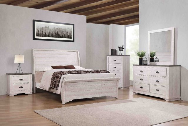 Crown Mark Coralee Chalk/Gray Dresser-1