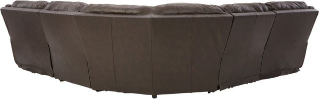 Signature Design by Ashley® Dunleith 6-Piece Chocolate L-Shape Power Reclining Sectional with Power Headrest-3