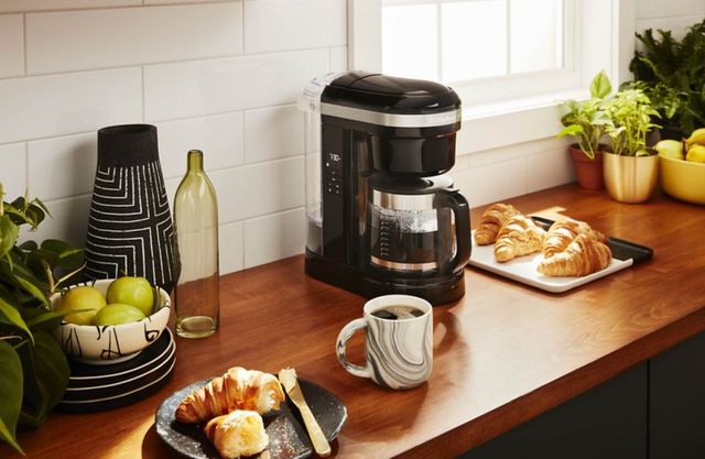 KitchenAid® 12 Cup Onyx Black Drip Coffee Maker-2